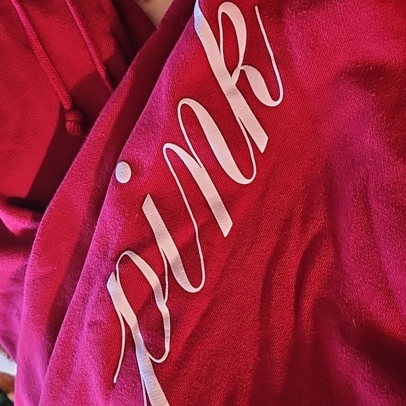 PINK Victoria's Secret Maroon Sweatpants Size M - Picture 3 of 4